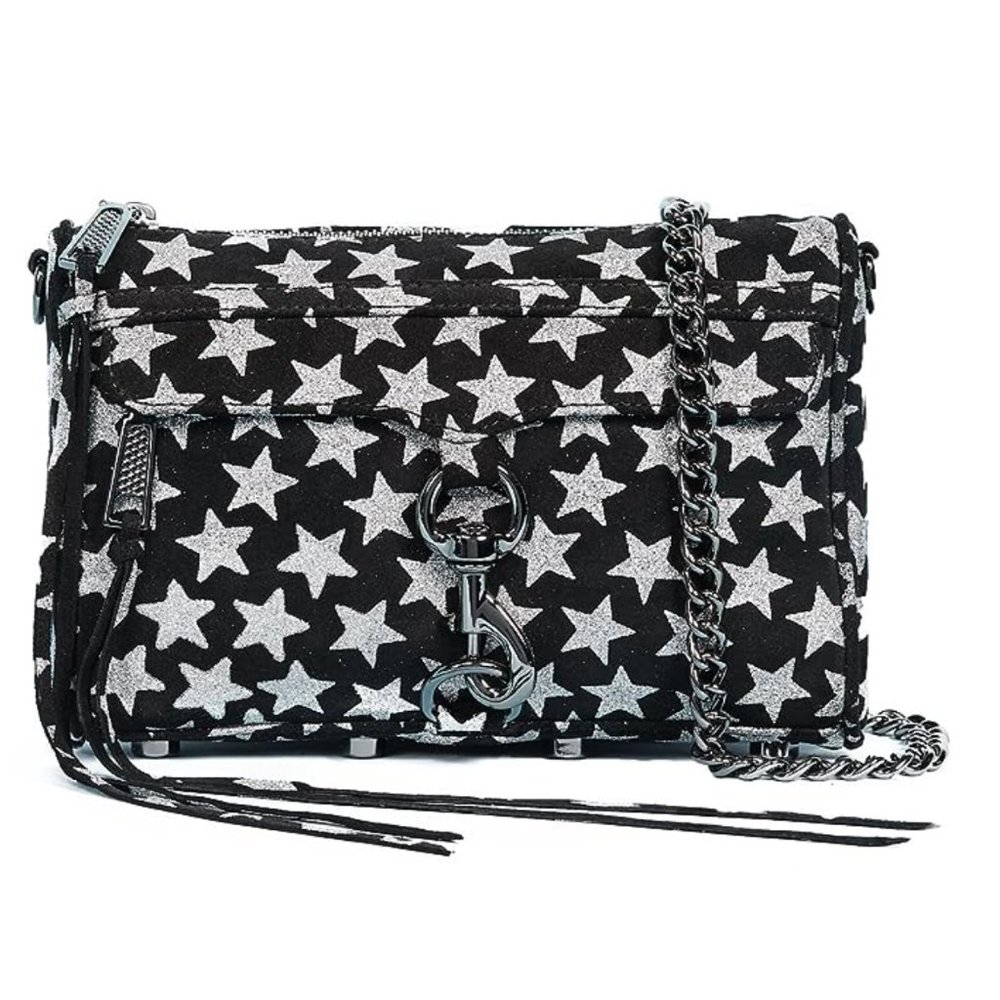 Rebecca Minkoff Women's Mini Glitter Star Crossbody